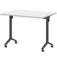 Моби МБ25-100.70 (Белый/Антрацит) Стол мобильный складной