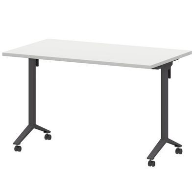 Моби МБ25-120.70 (Белый/Антрацит) Стол мобильный складной