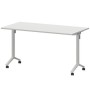 Моби МБ22-140.70 (Белый/Белый) Стол мобильный складной