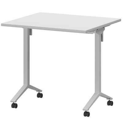 Моби МБ22-80.70 (Белый/Белый) Стол мобильный складной