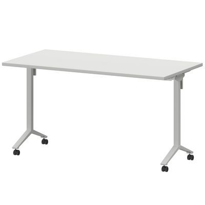 Моби МБ25-140.70 (Белый/Белый) Стол мобильный складной