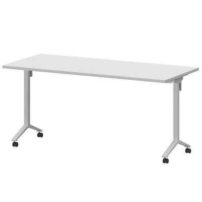 Моби МБ25-160.70 (Белый/Белый) Стол мобильный складной