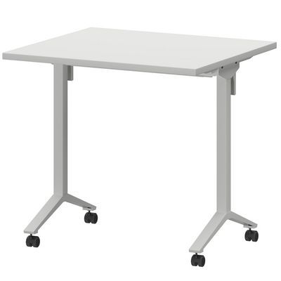 Моби МБ25-80.70 (Белый/Белый) Стол мобильный складной