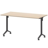 Моби МБ22-140.70 (Бук/Антрацит) Стол мобильный складной