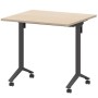 Моби МБ22-80.70 (Бук/Антрацит) Стол мобильный складной