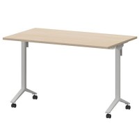 Моби МБ22-120.70 (Бук/Белый) Стол мобильный складной