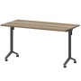 Моби МБ25-140.70 (Дуб сафари/Антрацит) Стол мобильный складной
