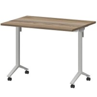 Моби МБ25-100.70 (Дуб сафари/Белый) Стол мобильный складной