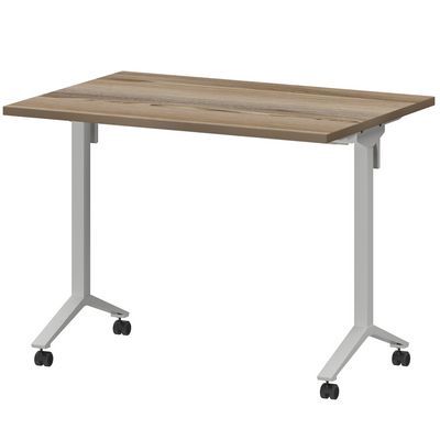 Моби МБ25-100.70 (Дуб сафари/Белый) Стол мобильный складной