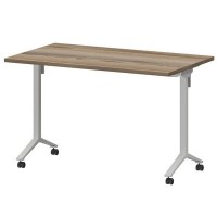 Моби МБ25-120.70 (Дуб сафари/Белый) Стол мобильный складной