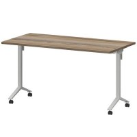 Моби МБ25-140.70 (Дуб сафари/Белый) Стол мобильный складной