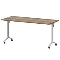 Моби МБ25-160.70 (Дуб сафари/Белый) Стол мобильный складной
