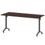 Моби МБ22-160.70 (Дуб венге/Антрацит) Стол мобильный складной
