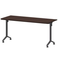 Моби МБ22-160.70Р (Дуб венге/Антрацит) Стол мобильный складной радиусный