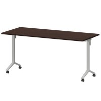 Моби МБ22-160.70 (Дуб венге/Белый) Стол мобильный складной