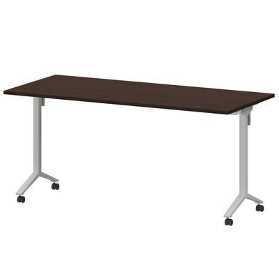 Моби МБ22-160.70 (Дуб венге/Белый) Стол мобильный складной