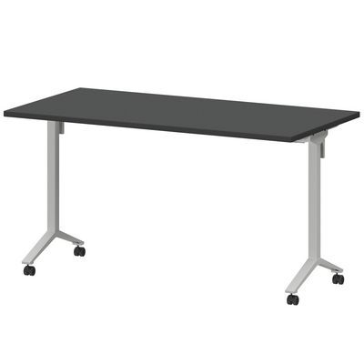 Моби МБ25-140.70 (Графит/Белый) Стол мобильный складной