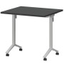 Моби МБ25-80.70 (Графит/Белый) Стол мобильный складной