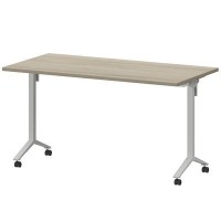 Моби МБ25-140.70 (Кронберг/Белый) Стол мобильный складной