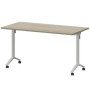Моби МБ25-140.70 (Кронберг/Белый) Стол мобильный складной