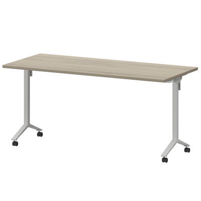 Моби МБ25-160.70 (Кронберг/Белый) Стол мобильный складной