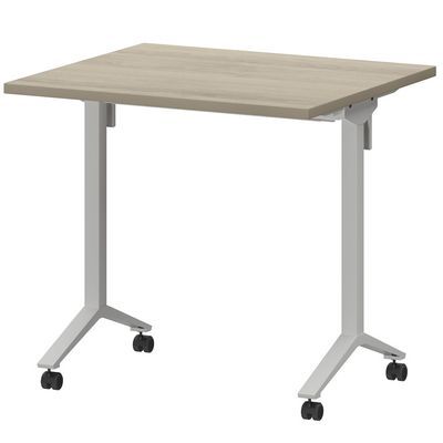 Моби МБ25-80.70 (Кронберг/Белый) Стол мобильный складной