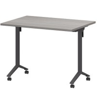 Моби МБ25-100.70 (Лиственница/Антрацит) Стол мобильный складной