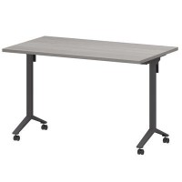 Моби МБ25-120.70 (Лиственница/Антрацит) Стол мобильный складной