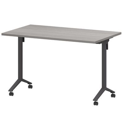 Моби МБ25-120.70 (Лиственница/Антрацит) Стол мобильный складной
