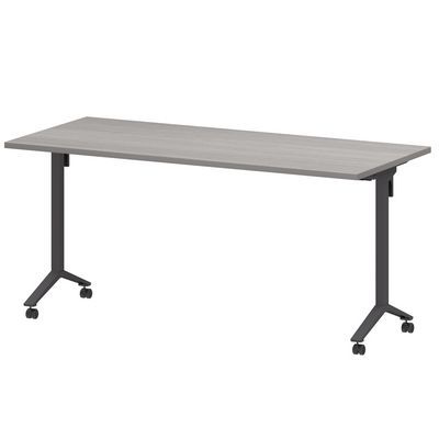 Моби МБ25-160.70 (Лиственница/Антрацит) Стол мобильный складной