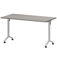 Моби МБ25-140.70 (Лиственница/Белый) Стол мобильный складной