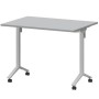 Моби МБ22-100.70 (Серый/Белый) Стол мобильный складной