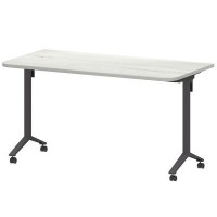 Моби МБ25-140.70Р (Сосна винтер/Антрацит) Стол мобильный складной радиусный