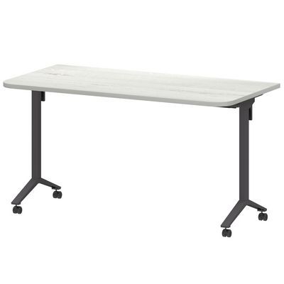 Моби МБ25-140.70Р (Сосна винтер/Антрацит) Стол мобильный складной радиусный