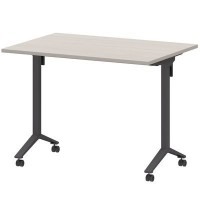 Моби МБ22-100.70 (Ясень шимо/Антрацит) Стол мобильный складной