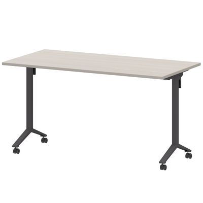 Моби МБ22-140.70 (Ясень шимо/Антрацит) Стол мобильный складной