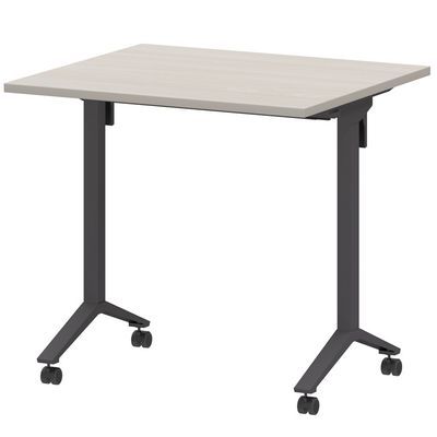 Моби МБ22-80.70 (Ясень шимо/Антрацит) Стол мобильный складной