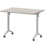 Моби МБ22-100.70 (Ясень шимо/Белый) Стол мобильный складной