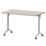 Моби МБ22-120.70 (Ясень шимо/Белый) Стол мобильный складной