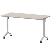 Моби МБ22-140.70 (Ясень шимо/Белый) Стол мобильный складной