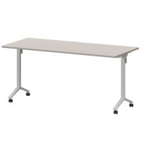 Моби МБ22-160.70 (Ясень шимо/Белый) Стол мобильный складной