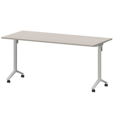 Моби МБ22-160.70 (Ясень шимо/Белый) Стол мобильный складной