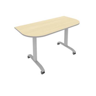 Mobile System СМ-5.1 (Клен с кромкой мультиплекс) Стол радиусный складной мобильный