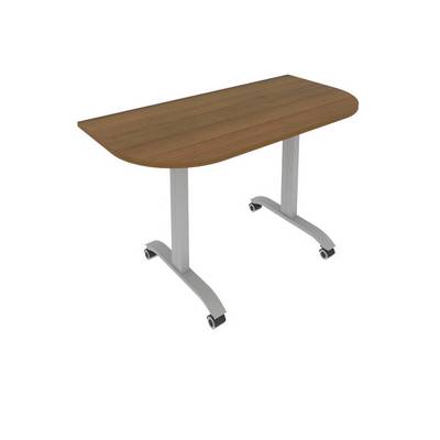 Mobile System СМ-4.1 (Орех гварнери) Стол радиусный складной мобильный