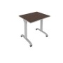 Mobile System СМ-1 (Венге с кромкой титан) Стол складной мобильный