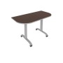 Mobile System СМ-4.1 (Венге с кромкой титан) Стол радиусный складной мобильный