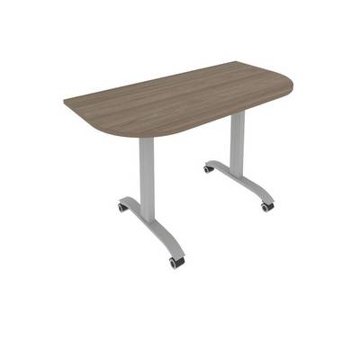 Mobile System СМ-4.1 (Вяз благородный) Стол радиусный складной мобильный