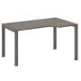 New Line NLN36322734 (дуб шамони темный/антрацит) Стол эргономичный правый на металлоопорах 
