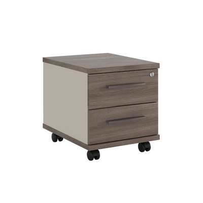 New Line NLN36330231 (дуб шамони темный/бежевый) Тумба 2 ящика под подушку