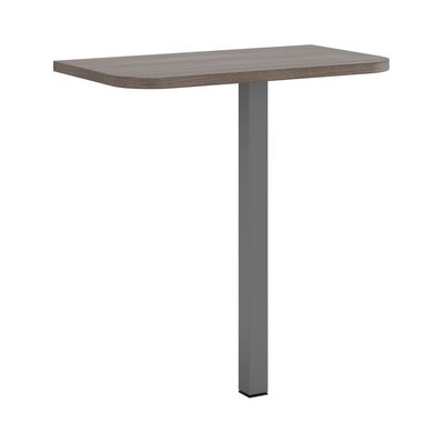 New Line NLN36377434 (дуб шамони темный/антрацит) Приставка на один стол